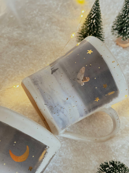 Reindeer & Owl Mug