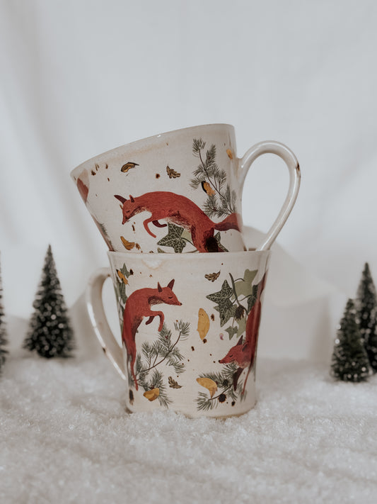 Leaping Fox Mug