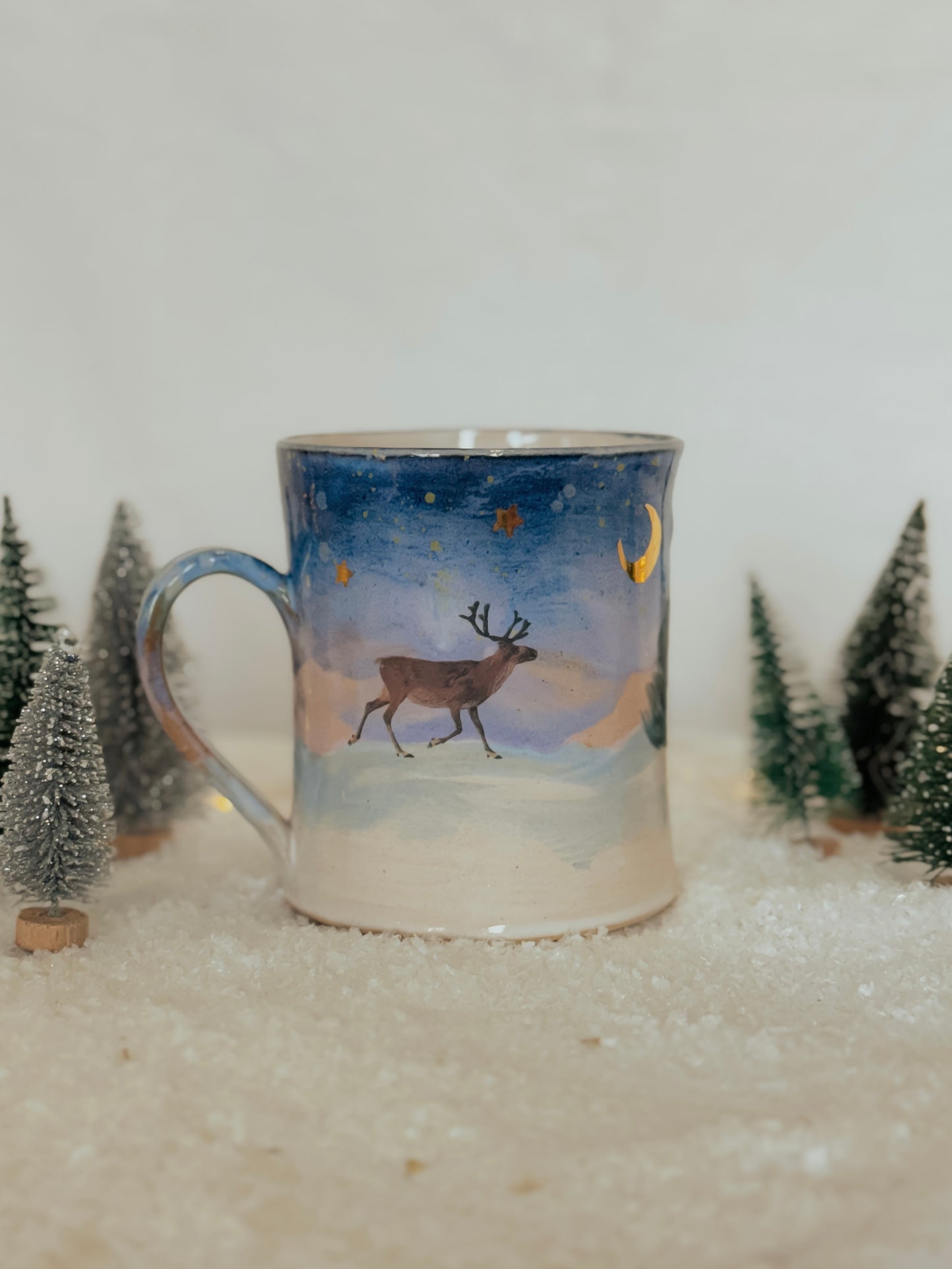 *PRE ORDER* Winter Sunset Reindeer