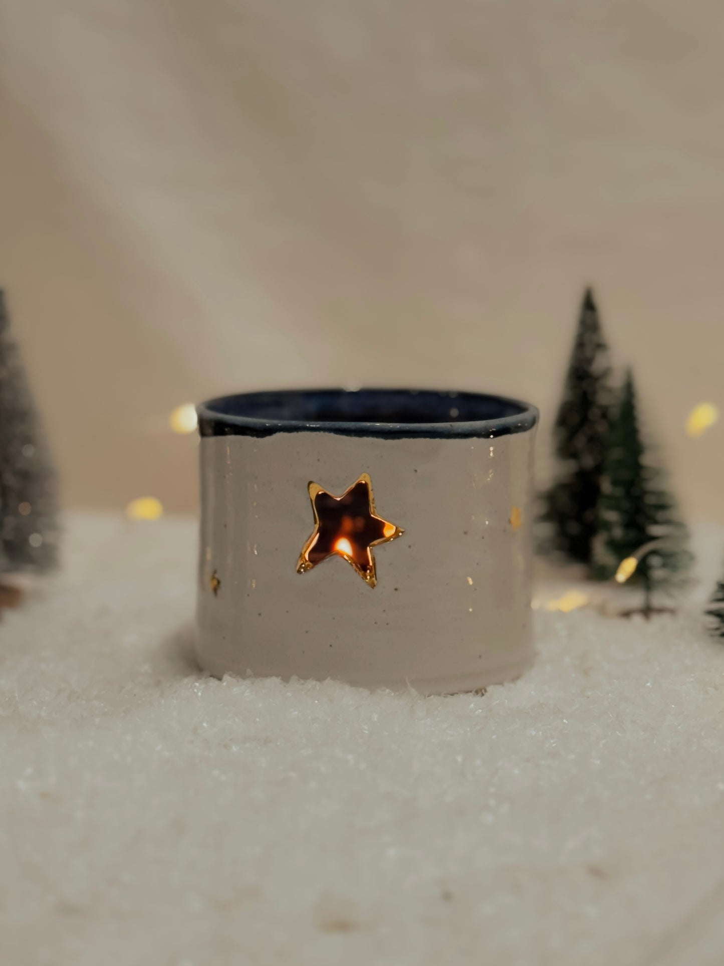 Tea Light Holder (Large stars)