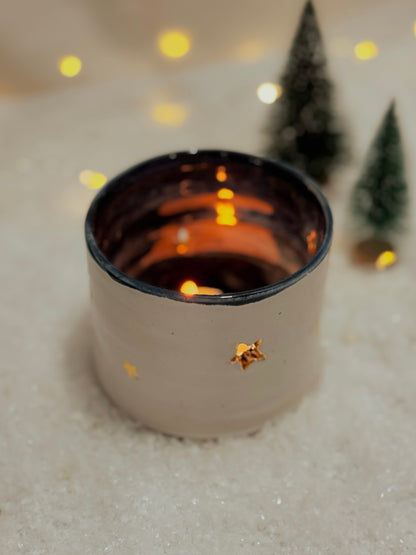 Tea Light Holder (small stars)