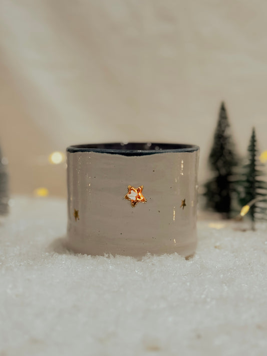 Tea Light Holder (small stars)