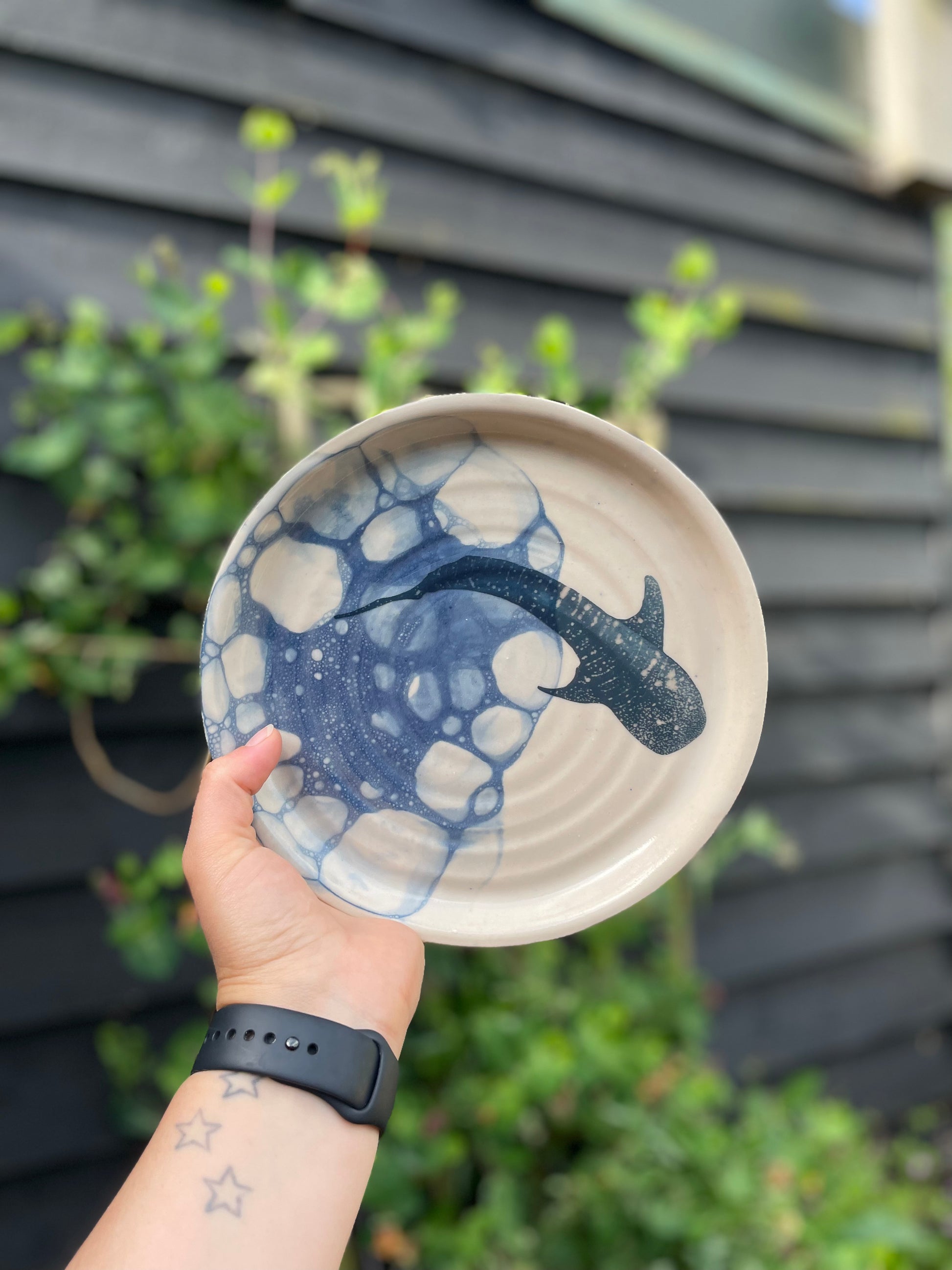 Whale Shark Plate - Nina Paloma Ceramics